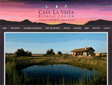 Tablet Screenshot of casalavistaretreatcenter.com